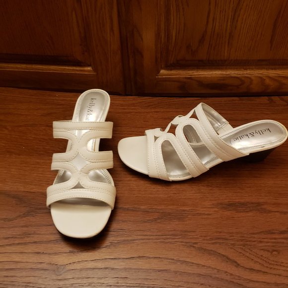 Kelly & Katie White Slip-ons! - Picture 1 of 7